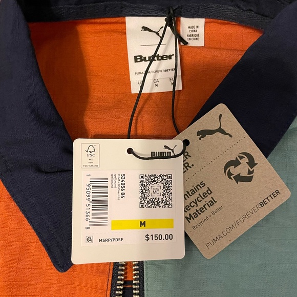 PUMA x BUTTER GOODS Men's Overshirt NWT size M - Picture 6 of 8